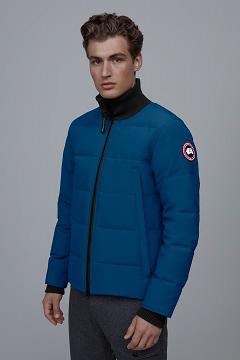 Chamarras Canada Goose Hombre Outlet - Woolford Chaqueta De Bombardero Azules Oscuro RL9842631